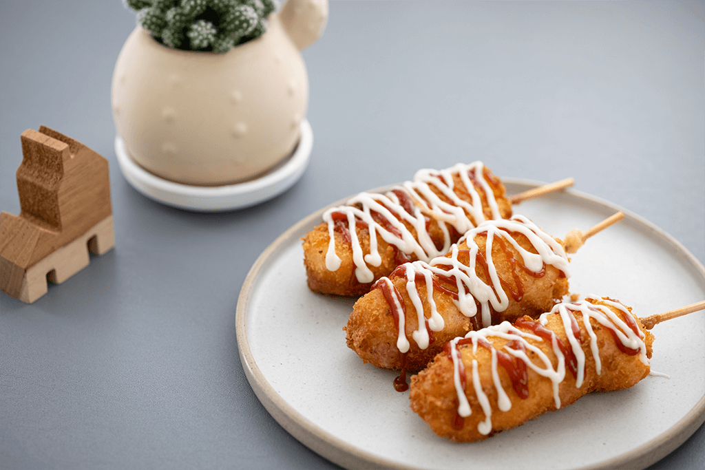 Korean Corn Dog Recipe, No Yeast Or Cornmeal Required!